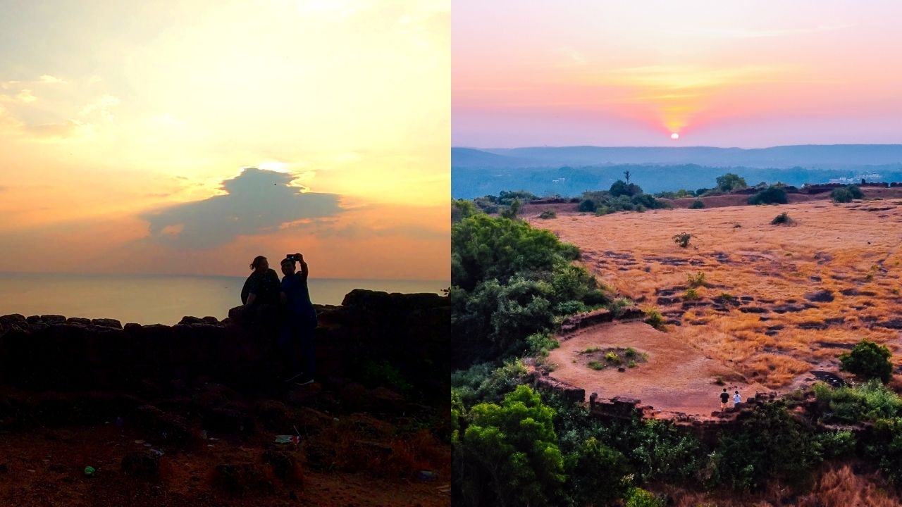 Goa Virtual Tour: Chapora Fort during Sunrise and Sunset